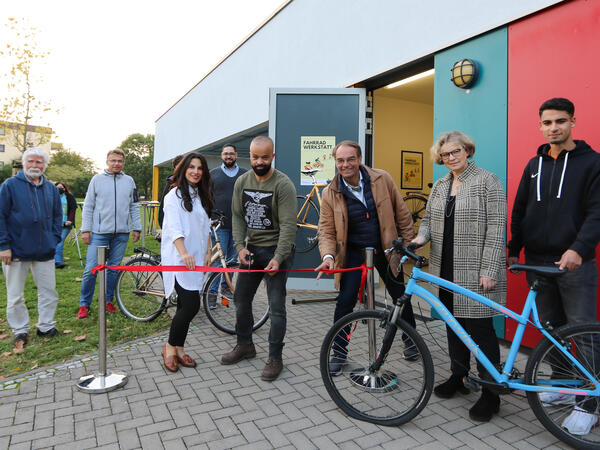 Eröffnung Fahrradwerkstatt