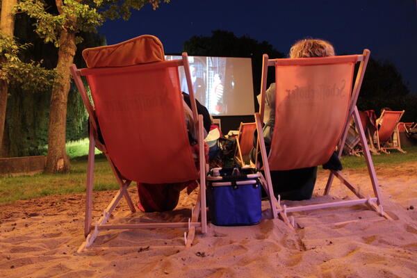 Strandfeeling im Open-Air-Kino